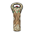 Tree Of Life Celtic Symbol Print Single Neoprene Wine Tote