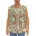 Tree Of Life Celtic Symbol Print Sleeveless Baseball Jersey