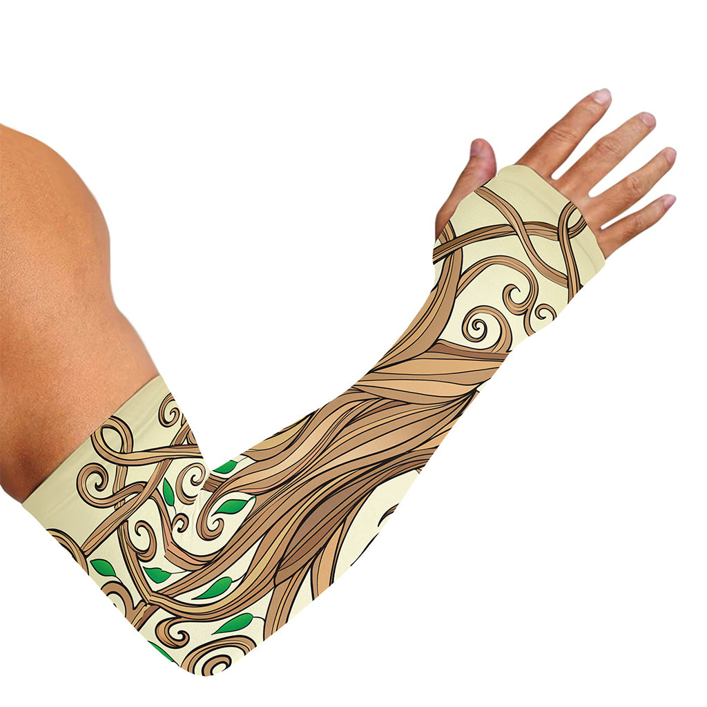 Tree Of Life Celtic Symbol Print Sun Protection Arm Sleeves