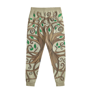 Tree Of Life Celtic Symbol Print Sweatpants