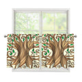 Tree Of Life Celtic Symbol Print Tier Curtains