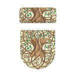 Tree Of Life Celtic Symbol Print Toilet Lid And Tank Cover Set