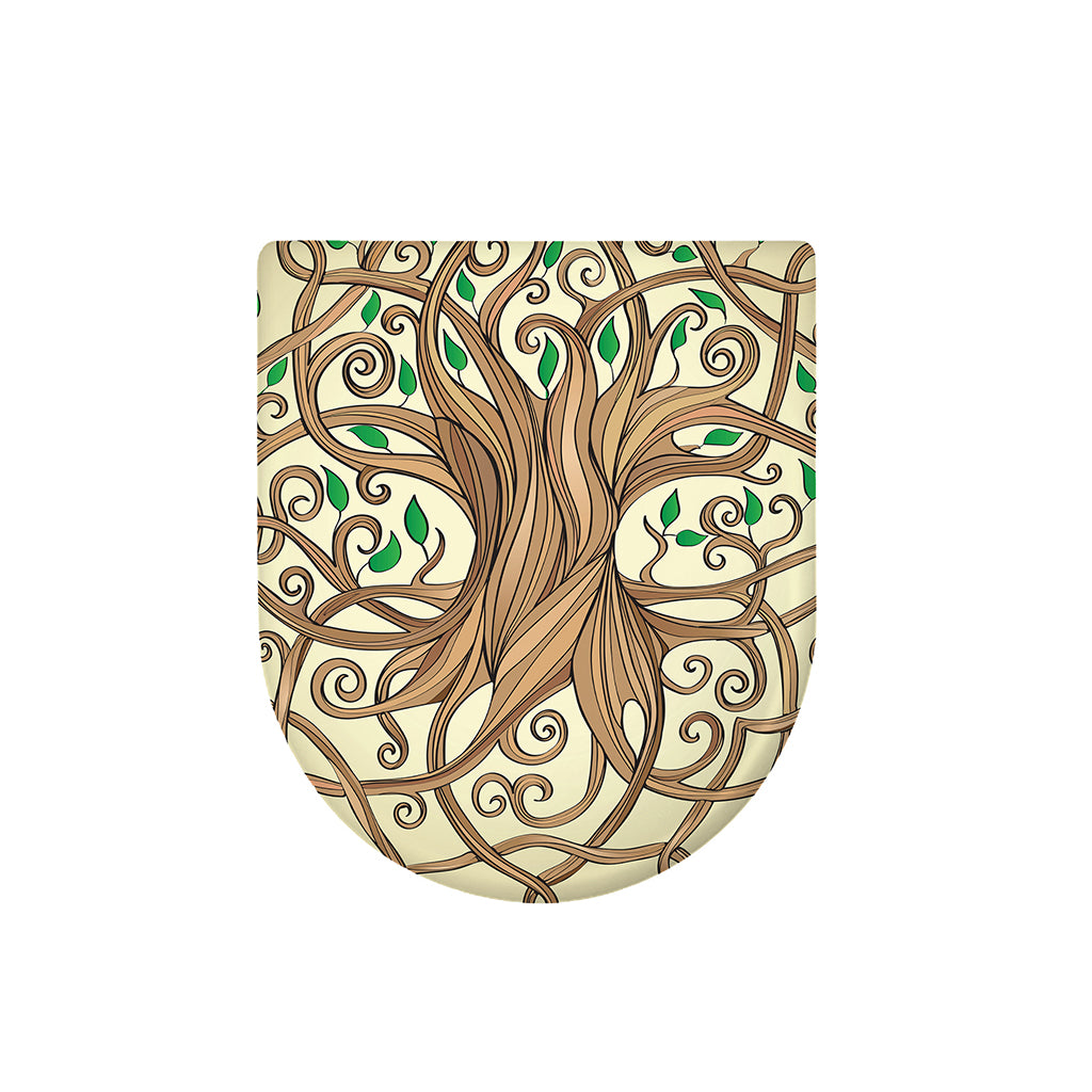 Tree Of Life Celtic Symbol Print Toilet Lid Cover