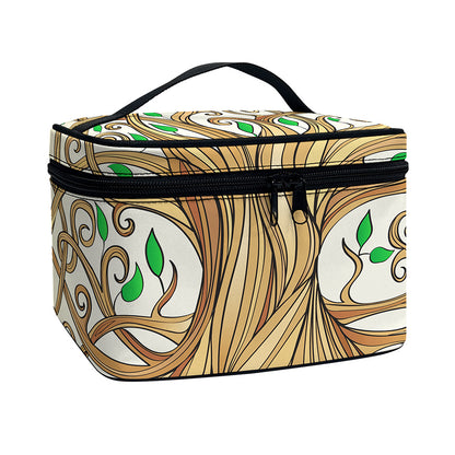 Tree Of Life Celtic Symbol Print Travel Makeup Bag