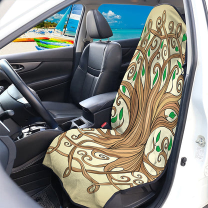 Tree Of Life Celtic Symbol Print Waterproof Car Seat Cover