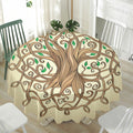 Tree Of Life Celtic Symbol Print Waterproof Round Tablecloth