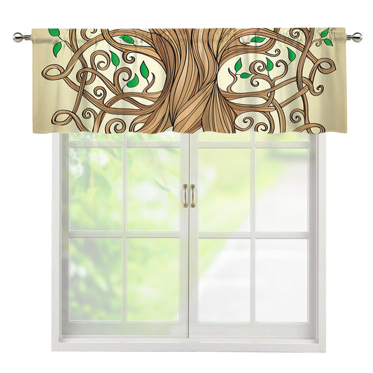 Tree Of Life Celtic Symbol Print Window Valance
