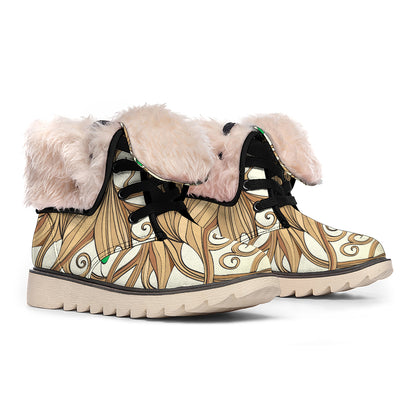 Tree Of Life Celtic Symbol Print Winter Boots