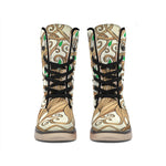 Tree Of Life Celtic Symbol Print Winter Boots
