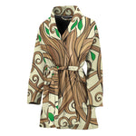 Tree Of Life Celtic Symbol Print Women's Bathrobe