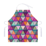 Triangle Bohemian Mandala Pattern Print Adjustable Apron