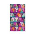 Triangle Bohemian Mandala Pattern Print Baby Crib Sheet