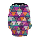 Triangle Bohemian Mandala Pattern Print Baby Seat Cover