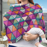 Triangle Bohemian Mandala Pattern Print Baby Seat Cover