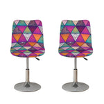 Triangle Bohemian Mandala Pattern Print Bar Stool Covers