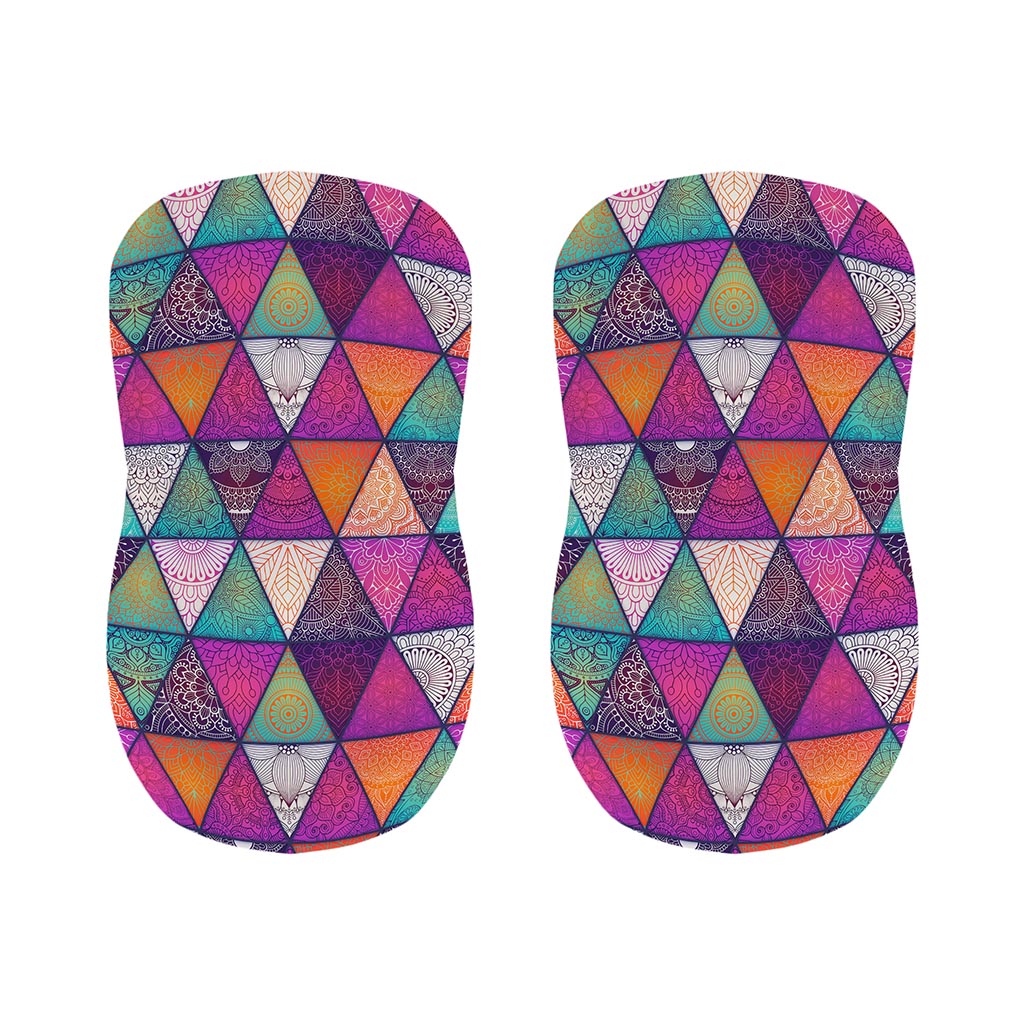 Triangle Bohemian Mandala Pattern Print Bar Stool Covers