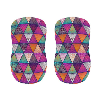 Triangle Bohemian Mandala Pattern Print Bar Stool Covers
