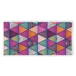 Triangle Bohemian Mandala Pattern Print Beach Towel