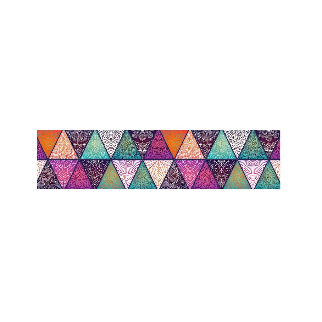 Triangle Bohemian Mandala Pattern Print Bed Runner