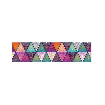 Triangle Bohemian Mandala Pattern Print Bed Runner