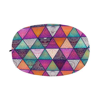 Triangle Bohemian Mandala Pattern Print Car Side Mirror Covers