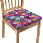 Triangle Bohemian Mandala Pattern Print Chair Cushion Cover