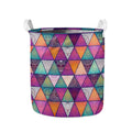Triangle Bohemian Mandala Pattern Print Collapsible Laundry Basket