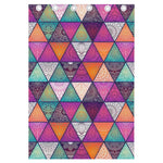 Triangle Bohemian Mandala Pattern Print Curtain