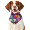 Triangle Bohemian Mandala Pattern Print Dog Bandana