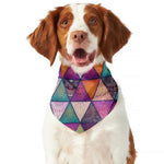 Triangle Bohemian Mandala Pattern Print Dog Bandana