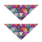 Triangle Bohemian Mandala Pattern Print Dog Bandana