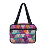 Triangle Bohemian Mandala Pattern Print Double Strap Bible Bag