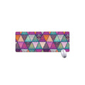 Triangle Bohemian Mandala Pattern Print Extended Mouse Pad