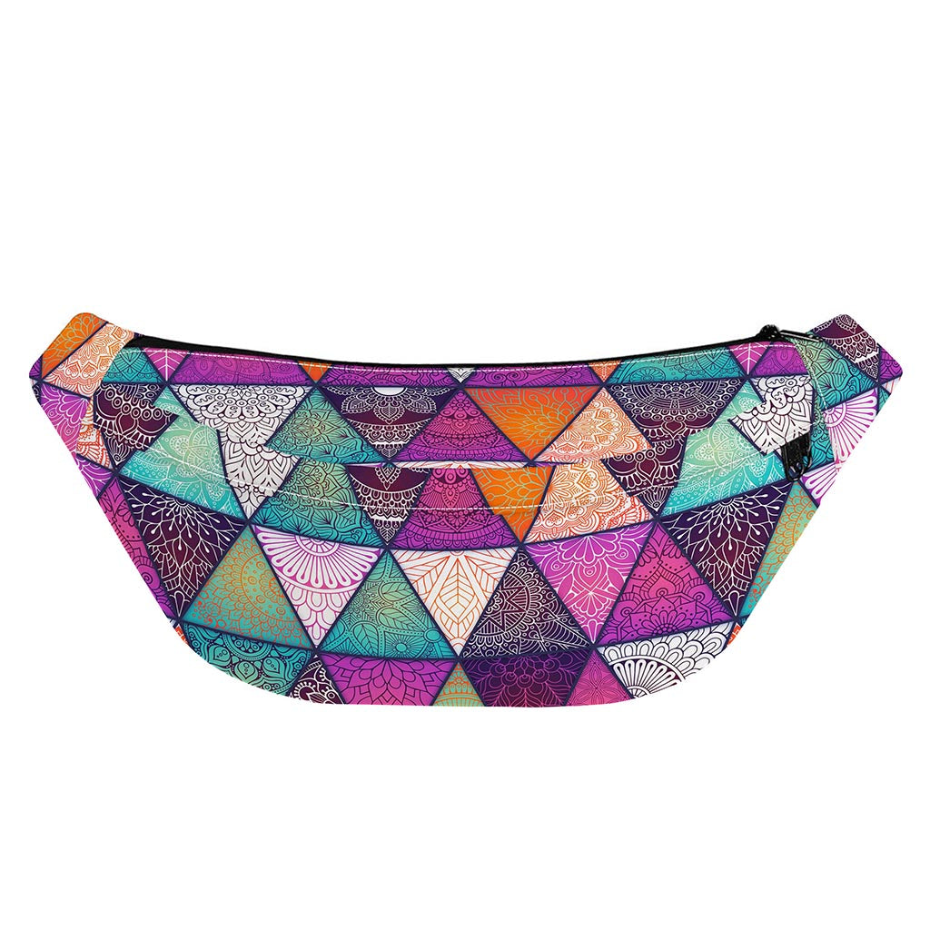 Triangle Bohemian Mandala Pattern Print Fanny Pack