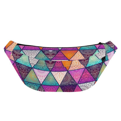 Triangle Bohemian Mandala Pattern Print Fanny Pack