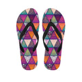 Triangle Bohemian Mandala Pattern Print Flip Flops