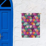 Triangle Bohemian Mandala Pattern Print Garden Flag