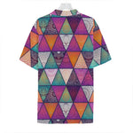 Triangle Bohemian Mandala Pattern Print Hawaiian Shirt