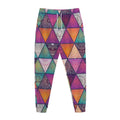 Triangle Bohemian Mandala Pattern Print Jogger Pants