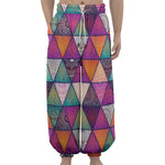 Triangle Bohemian Mandala Pattern Print Lantern Pants