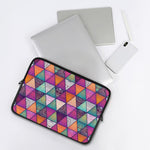 Triangle Bohemian Mandala Pattern Print Laptop Sleeve