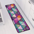 Triangle Bohemian Mandala Pattern Print Long Kitchen Mat