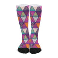 Triangle Bohemian Mandala Pattern Print Long Socks