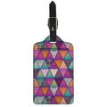 Triangle Bohemian Mandala Pattern Print Luggage Tag