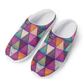 Triangle Bohemian Mandala Pattern Print Mesh Casual Shoes