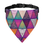 Triangle Bohemian Mandala Pattern Print Over The Collar Dog Bandana