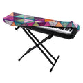 Triangle Bohemian Mandala Pattern Print Piano Keyboard Cover