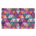 Triangle Bohemian Mandala Pattern Print Polyester Doormat