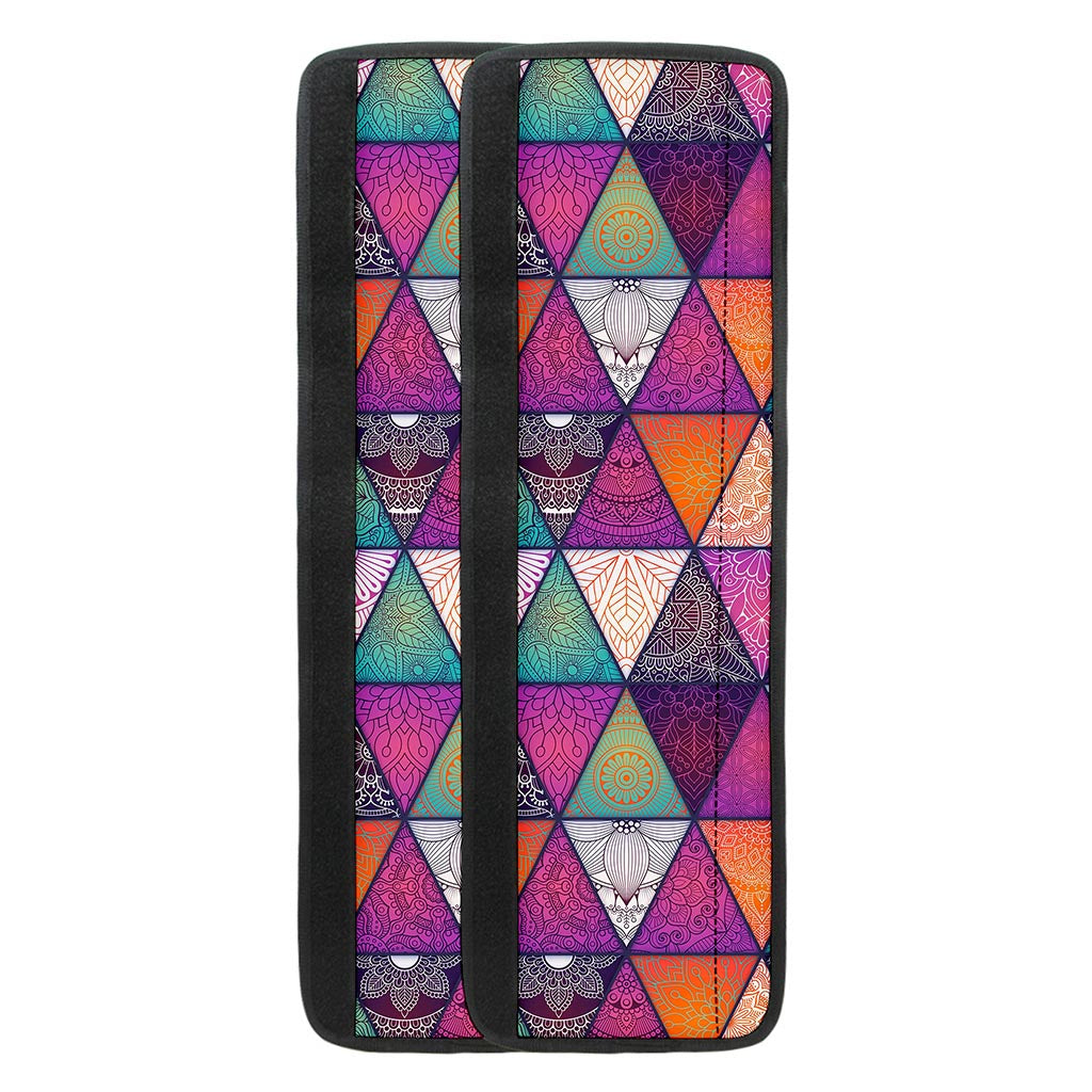 Triangle Bohemian Mandala Pattern Print Refrigerator Handle Covers