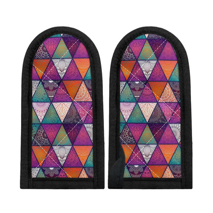 Triangle Bohemian Mandala Pattern Print Skillet Handle Cover
